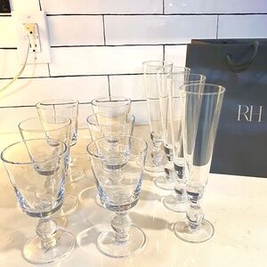 Restoration Hardware glassware
